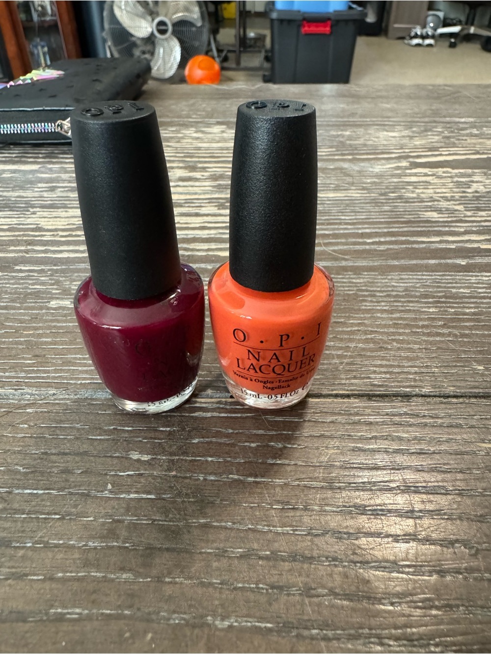 OPI Nail Lacquer Duo - Bright Orange and Deep Berry
